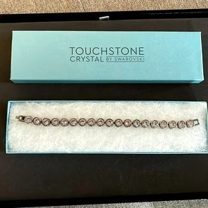 Swarovski Touchstone Crystal Ice Bracelet Antique Pink